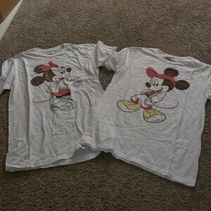 Disney Minnie and Mickey Mouse T-Shirts (2 Shirts)